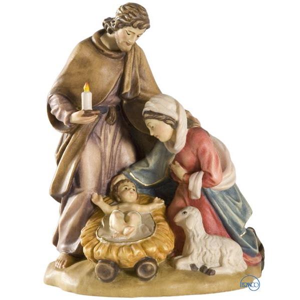 Holy Family group with sheep - COLOR
