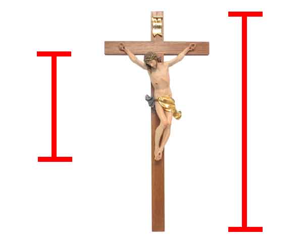 Measurements Crucifixes